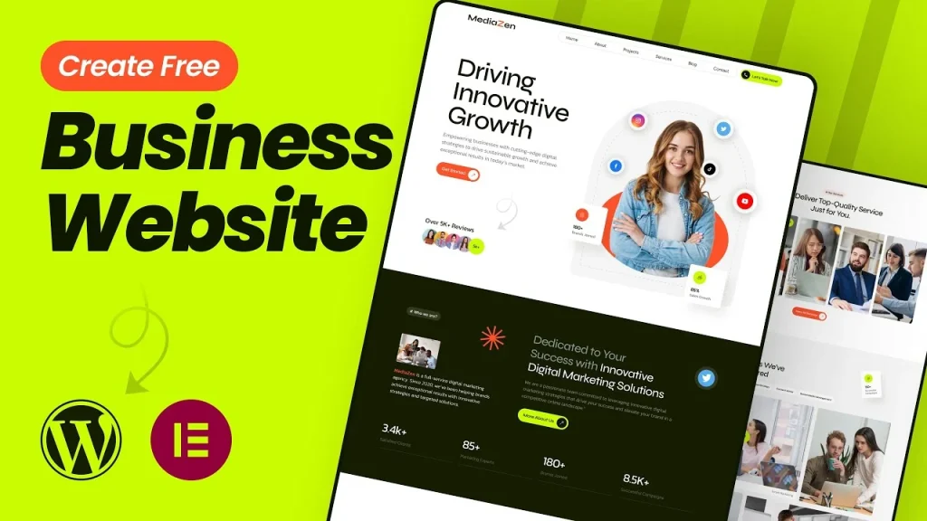 How to Make a FREE Business Website in 2025 (WordPress & Elementor Tutorial for Beginners)