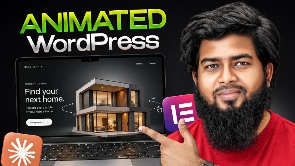 Vibe Code a REAL Animated WordPress Website with Claude + Elementor